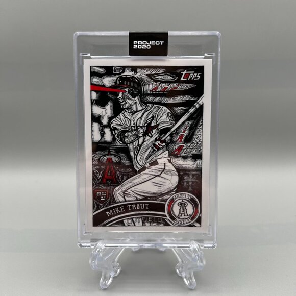 Topps Project 2020 #121 2011 Mike Trout JK5 Baseball Card Los Angeles Angels MLB - Picture 1 of 6